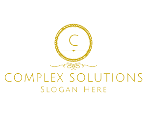 Elegant Luxurious Round Rope logo design