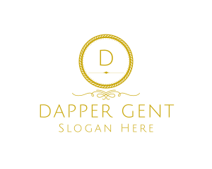 Elegant Luxurious Round Rope logo design