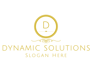 Elegant Luxurious Round Rope logo design