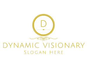 Elegant Luxurious Round Rope logo design