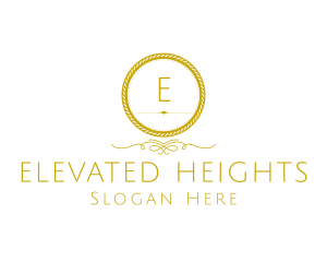 Elegant Luxurious Round Rope logo design