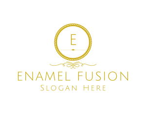 Elegant Luxurious Round Rope logo design