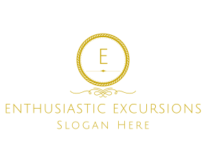 Elegant Luxurious Round Rope logo design