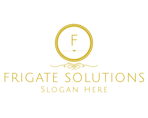 Elegant Luxurious Round Rope logo design