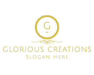 Elegant Luxurious Round Rope logo design