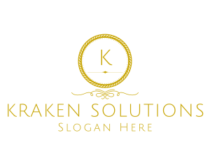 Elegant Luxurious Round Rope logo design