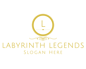 Elegant Luxurious Round Rope logo design