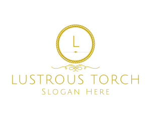 Elegant Luxurious Round Rope logo design