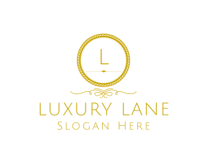 Elegant Luxurious Round Rope logo design