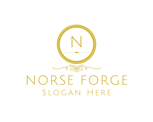 Elegant Luxurious Round Rope logo design