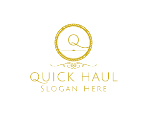 Elegant Luxurious Round Rope logo design