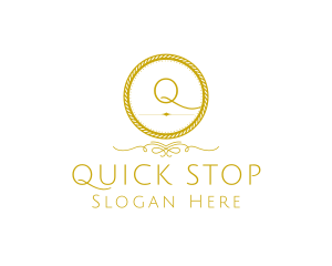 Elegant Luxurious Round Rope logo design