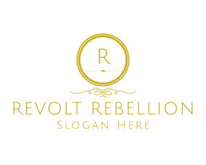 Elegant Luxurious Round Rope logo design