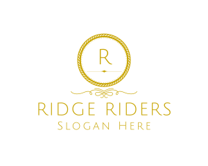 Elegant Luxurious Round Rope logo design