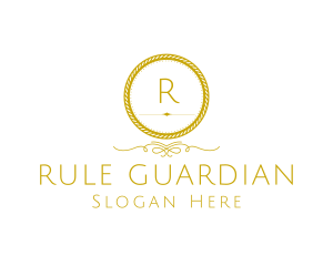 Elegant Luxurious Round Rope logo design