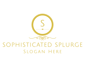 Elegant Luxurious Round Rope logo design