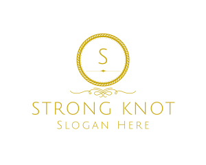 Elegant Luxurious Round Rope logo design