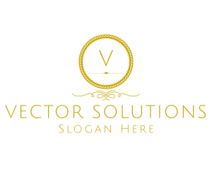 Elegant Luxurious Round Rope logo design