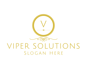 Elegant Luxurious Round Rope logo design