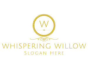 Elegant Luxurious Round Rope logo design