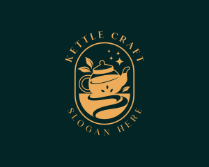 Herbal Tea Kettle logo design