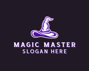 Witch Hat Magician logo design