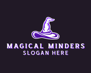 Witch Hat Magician logo design