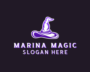 Witch Hat Magician logo design