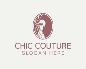 Woman Hair Salon logo design