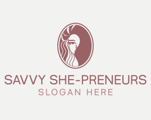 Woman Hair Salon logo design