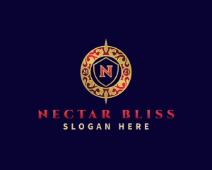 Premium Decorative Shield logo design