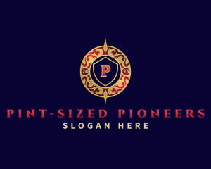 Premium Decorative Shield logo design