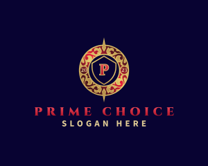 Premium Decorative Shield logo design