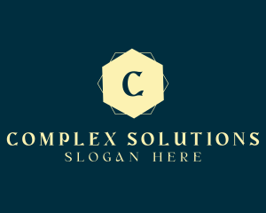 Hexagon Geometric Business logo design