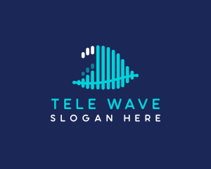 Abstract Ocean Wave logo design