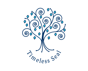 Winter Jewelry Tree  logo design