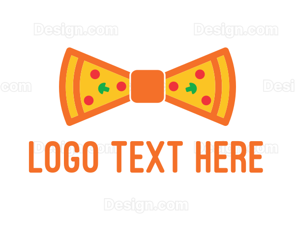 Pizza Bow Tie Logo