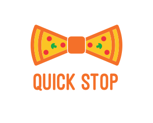 Pizza Bow Tie Logo