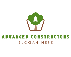 Nature Tree Planting logo design