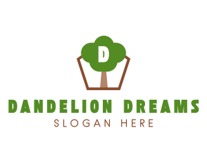 Nature Tree Planting logo design