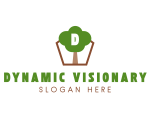 Nature Tree Planting logo design