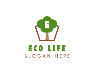 Nature Tree Planting logo design