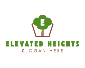 Nature Tree Planting logo design