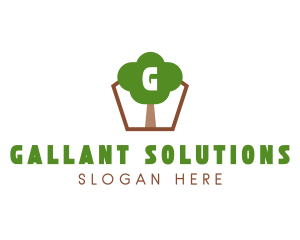 Nature Tree Planting logo design