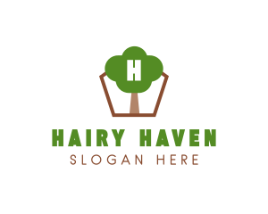 Nature Tree Planting logo design