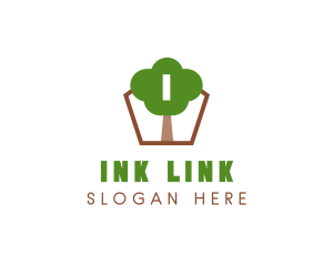 Nature Tree Planting logo design