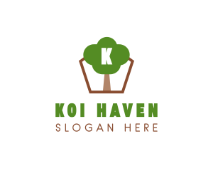 Nature Tree Planting logo design