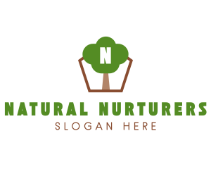 Nature Tree Planting logo design