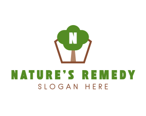 Nature Tree Planting logo design