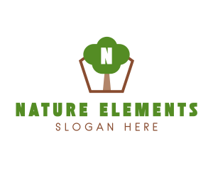 Nature Tree Planting logo design